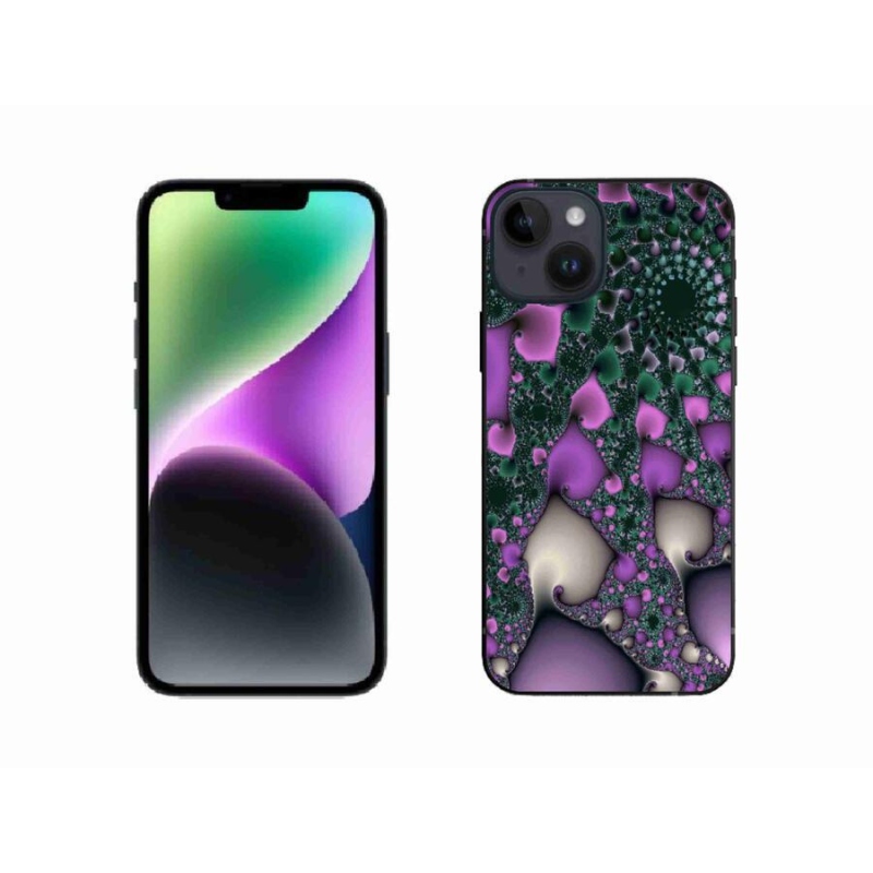 Gélový kryt mmCase na mobil iPhone 14 - abstrakt 7