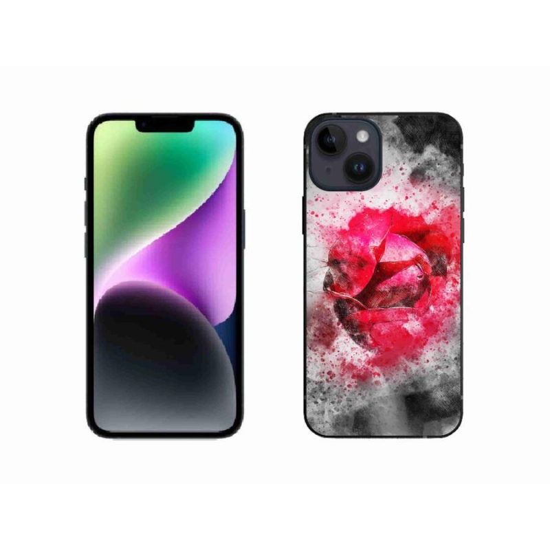 Gélový kryt mmCase na mobil iPhone 14 - abstrakt 9