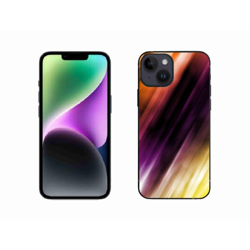 Gélový kryt mmCase na mobil iPhone 14 - abstraktný vzor 5