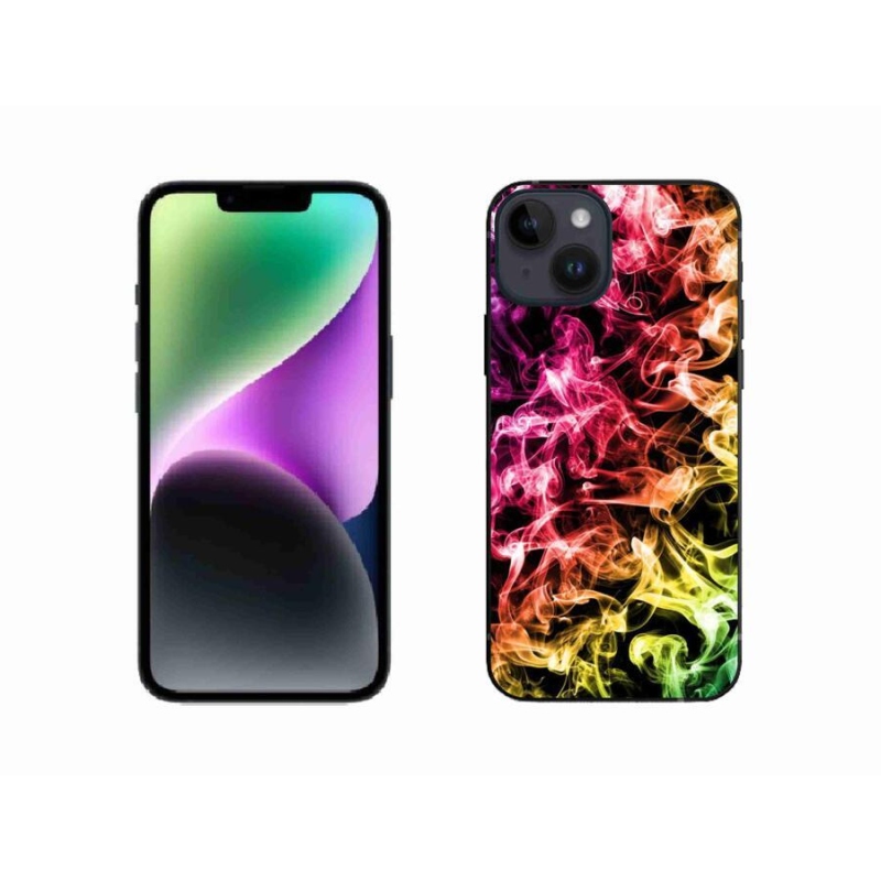 Gélový kryt mmCase na mobil iPhone 14 - abstraktný vzor 6