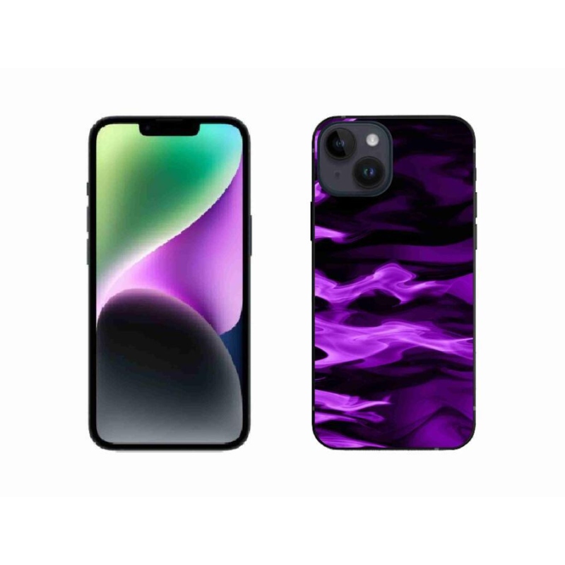 Gélový kryt mmCase na mobil iPhone 14 - abstraktný vzor 9