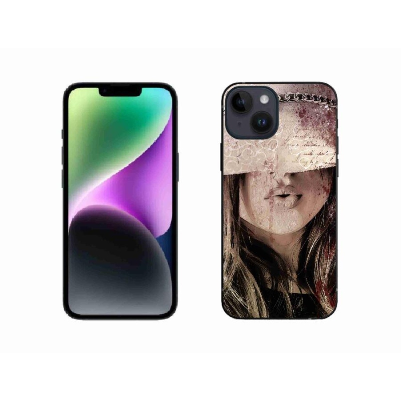 Gélový kryt mmCase na mobil iPhone 14 - dievča