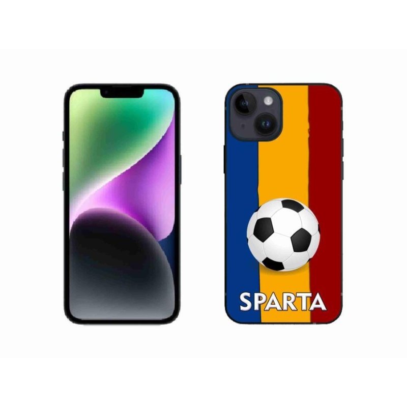 Gélový kryt mmCase na mobil iPhone 14 - futbal 1