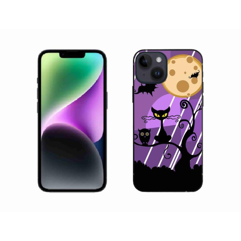 Gélový kryt mmCase na mobil iPhone 14 - halloween