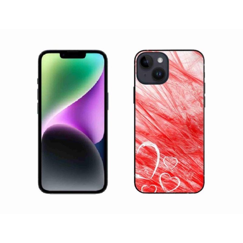 Gélový kryt mmCase na mobil iPhone 14 - heart