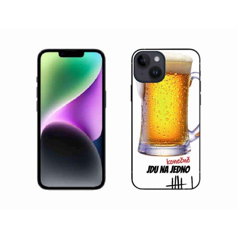 Gélový kryt mmCase na mobil iPhone 14 - idem na jedno