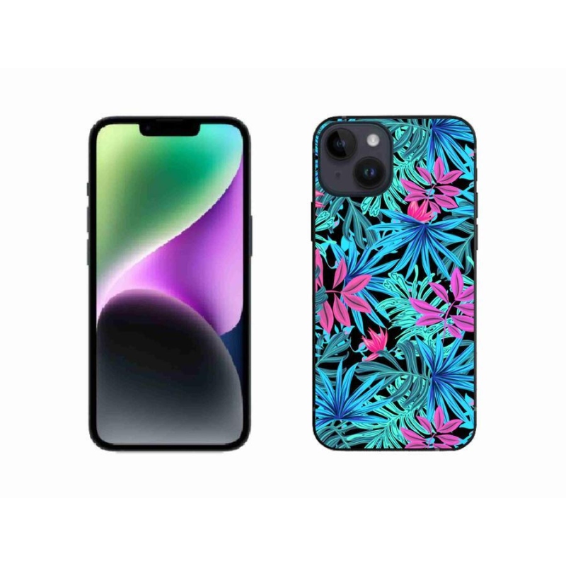 Gélový kryt mmCase na mobil iPhone 14 - kvety 3