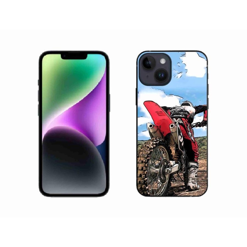 Gélový kryt mmCase na mobil iPhone 14 - moto