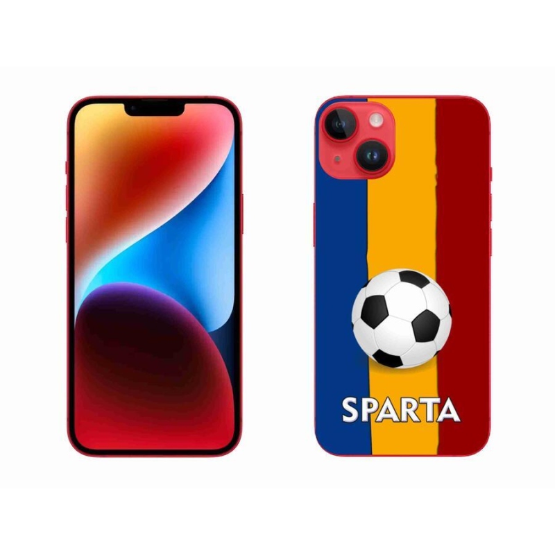 Gélový kryt mmCase na mobil iPhone 14 Plus - futbal 1