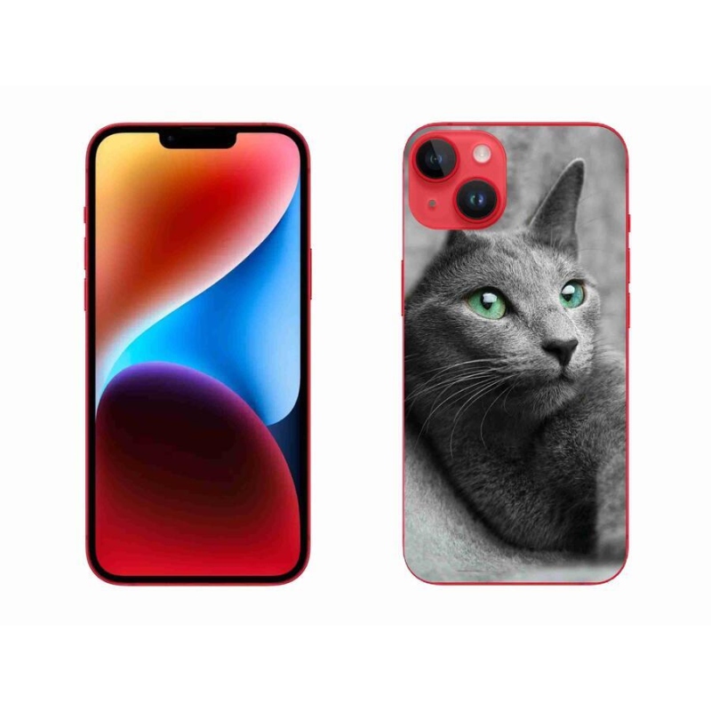 Gélový kryt mmCase na mobil iPhone 14 Plus - mačka 2