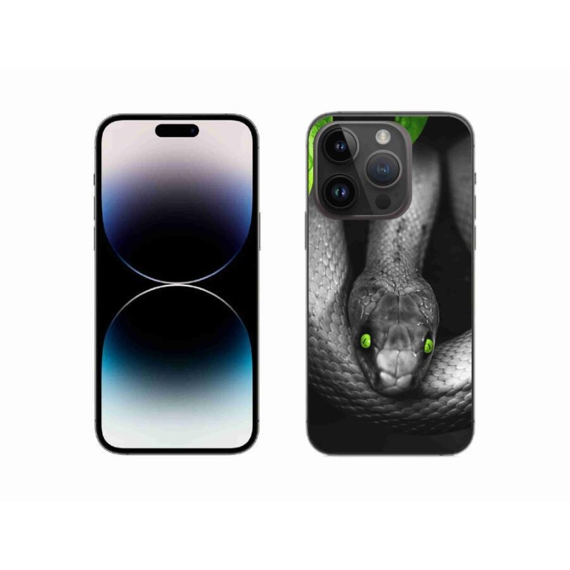 Gélový kryt mmCase na mobil iPhone 14 Pro 6.1 - had