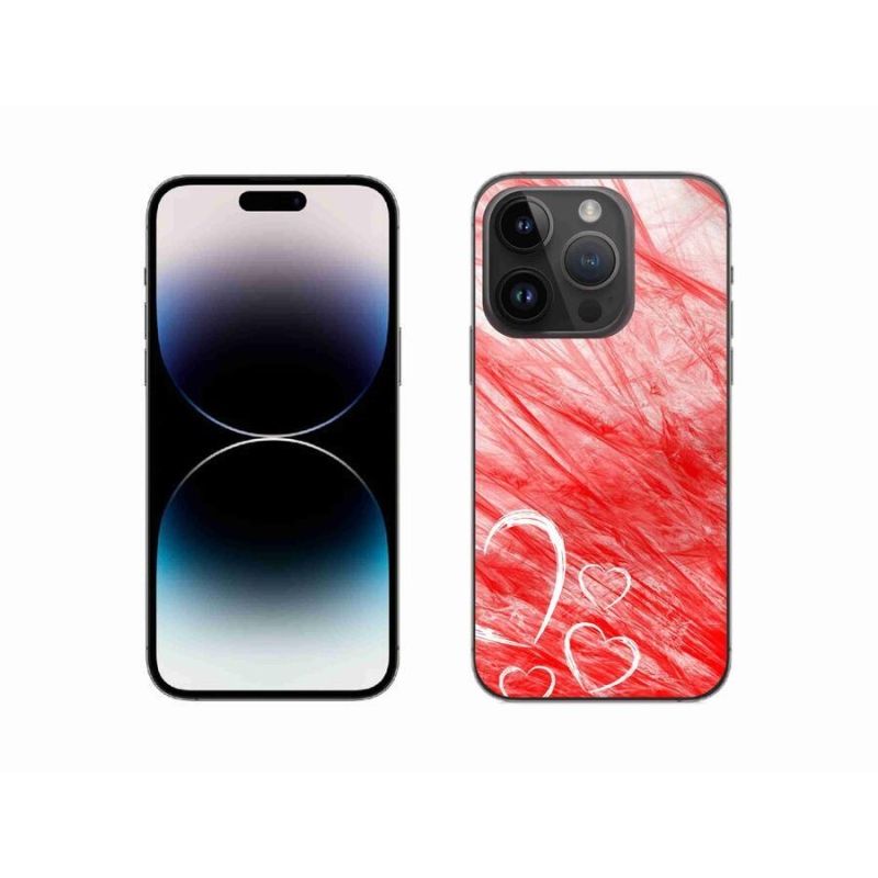 Gélový kryt mmCase na mobil iPhone 14 Pro 6.1 - heart