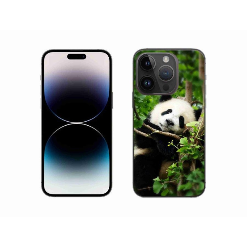 Gélový kryt mmCase na mobil iPhone 14 Pro 6.1 - panda