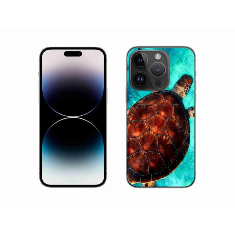 Gélový kryt mmCase na mobil iPhone 14 Pro 6.1 - korytnačka