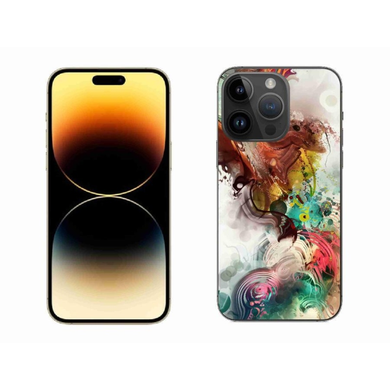 Gélový kryt mmCase na mobil iPhone 14 Pro Max 6.7 - abstrakt 1