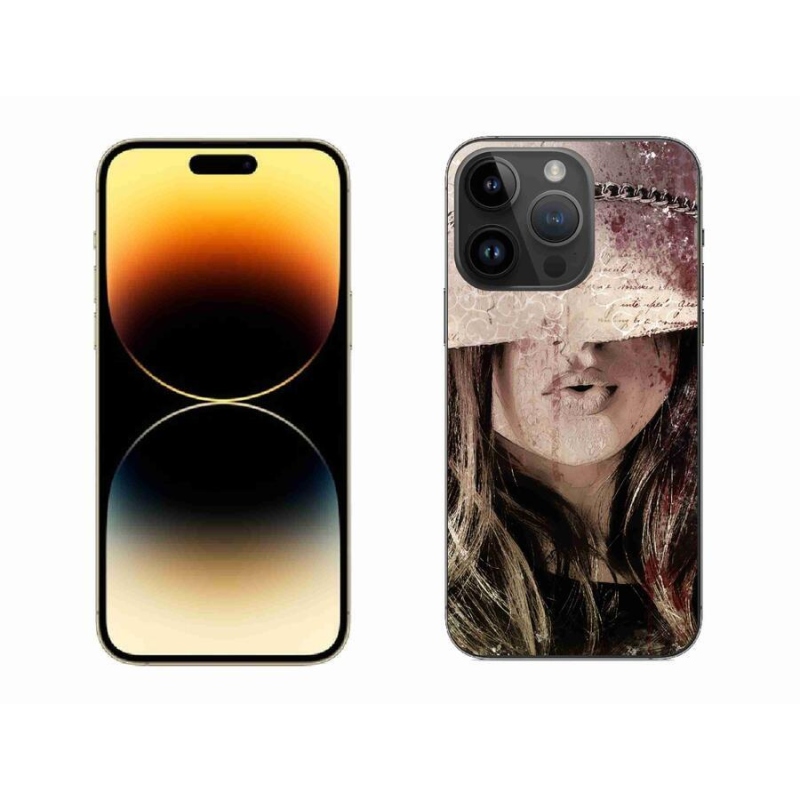 Gélový kryt mmCase na mobil iPhone 14 Pro Max 6.7 - dievča