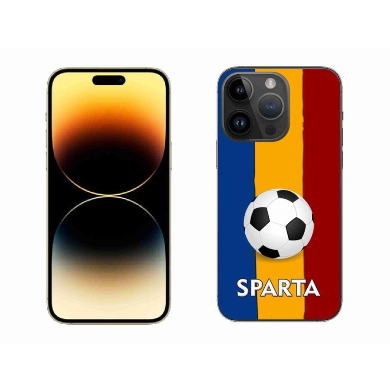 Gélový kryt mmCase na mobil iPhone 14 Pro Max 6.7 - futbal 1