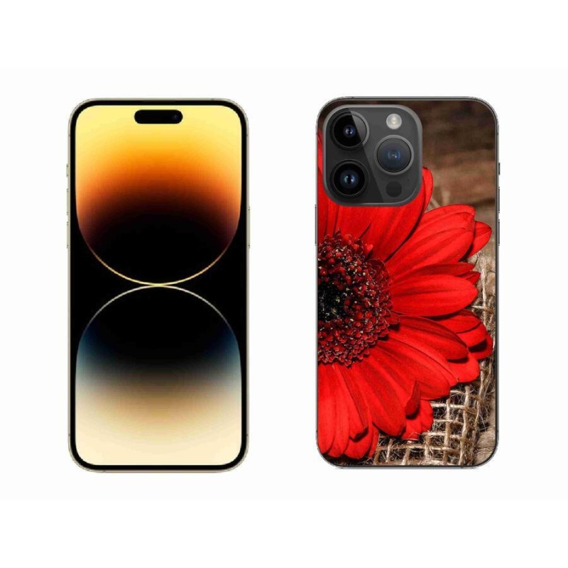 Gélový kryt mmCase na mobil iPhone 14 Pro Max 6.7 - gerbera