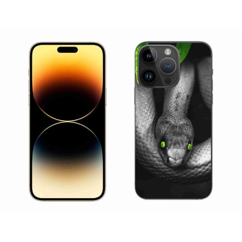 Gélový kryt mmCase na mobil iPhone 14 Pro Max 6.7 - had