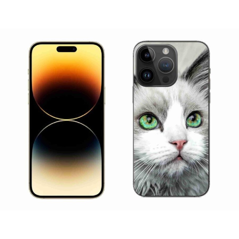 Gélový kryt mmCase na mobil iPhone 14 Pro Max 6.7 - mačacie pohľad