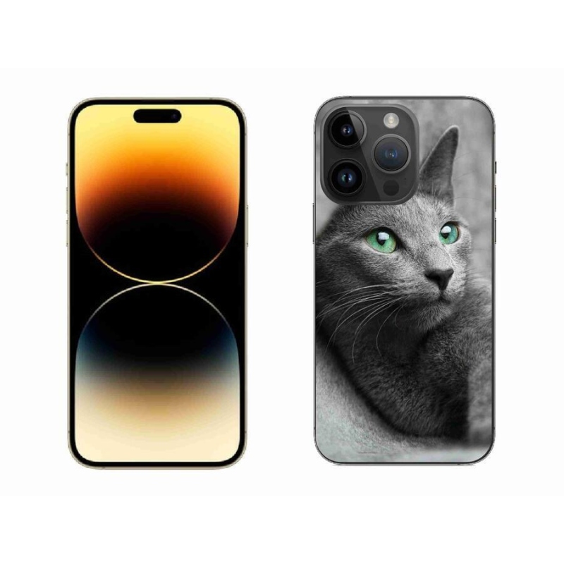 Gélový kryt mmCase na mobil iPhone 14 Pro Max 6.7 - mačka 2