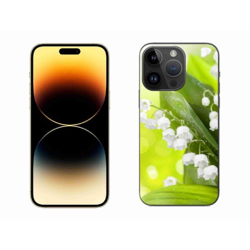 Gélový kryt mmCase na mobil iPhone 14 Pro Max 6.7 - konvalinka
