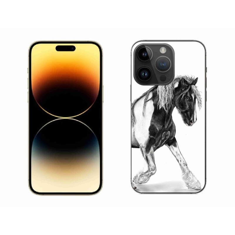 Gélový kryt mmCase na mobil iPhone 14 Pro Max 6.7 - kôň