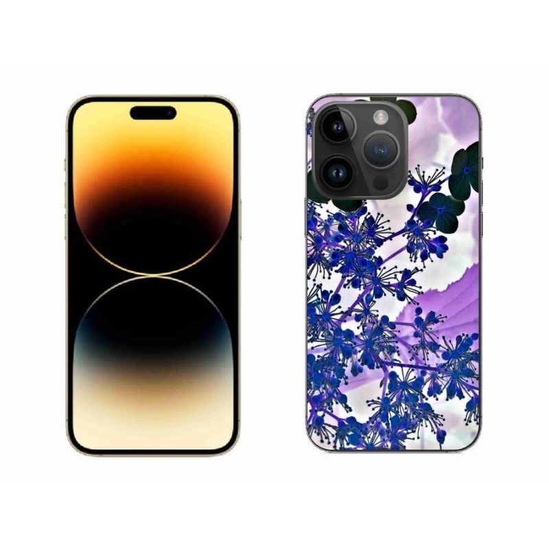 Gélový kryt mmCase na mobil iPhone 14 Pro Max 6.7 - kvet hortenzie