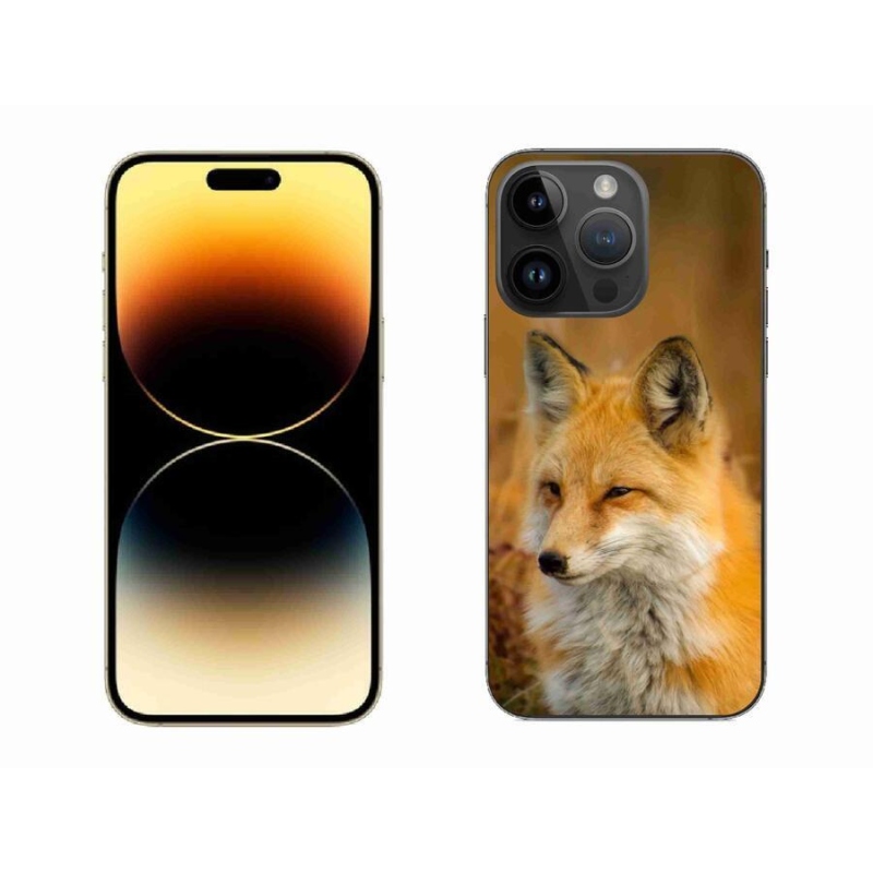 Gélový kryt mmCase na mobil iPhone 14 Pro Max 6.7 - líška