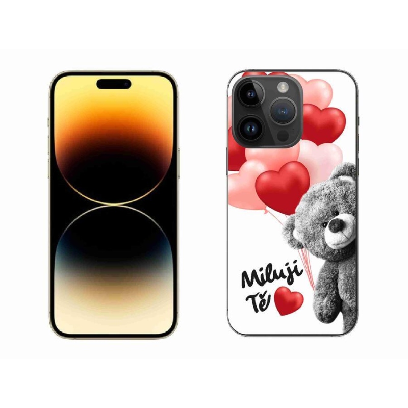 Gélový kryt mmCase na mobil iPhone 14 Pro Max 6.7 - milujem Ťa