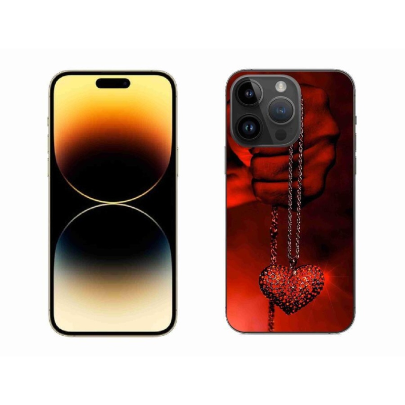 Gélový kryt mmCase na mobil iPhone 14 Pro Max 6.7 - náhrdelník