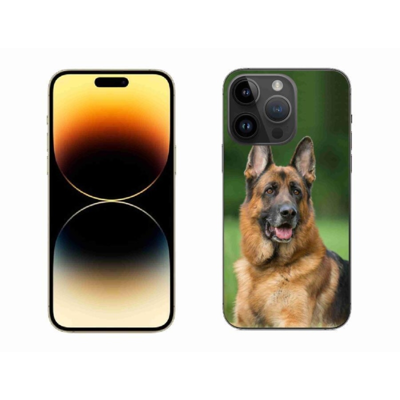 Gélový kryt mmCase na mobil iPhone 14 Pro Max 6.7 - nemecký ovčiak