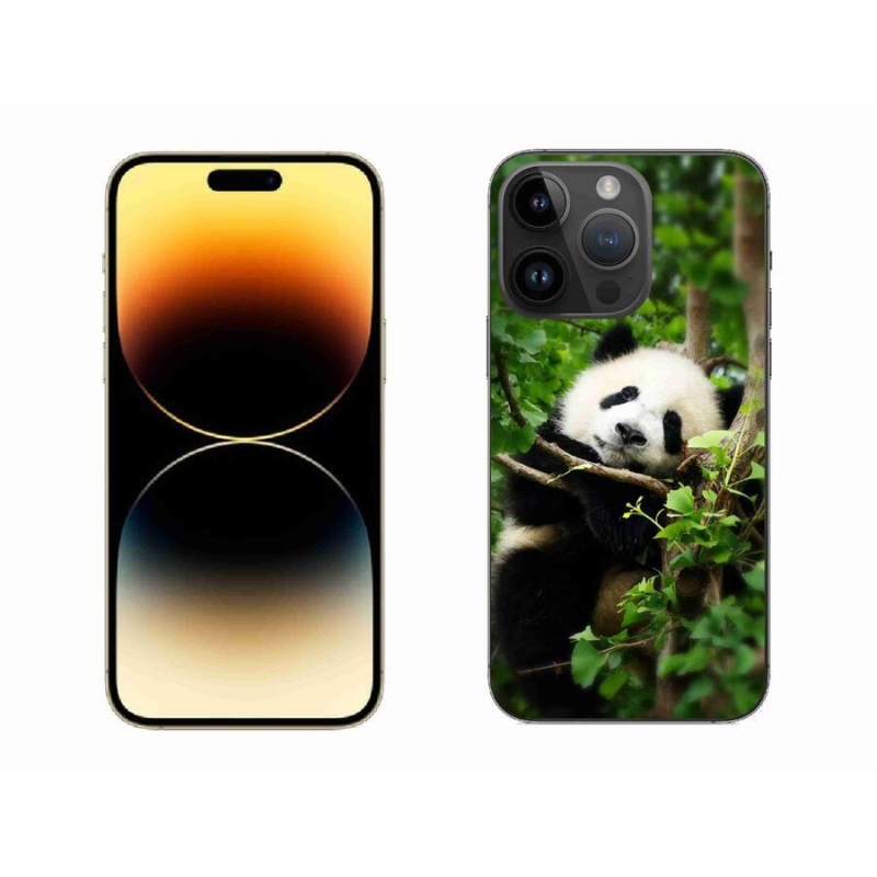 Gélový kryt mmCase na mobil iPhone 14 Pro Max 6.7 - panda