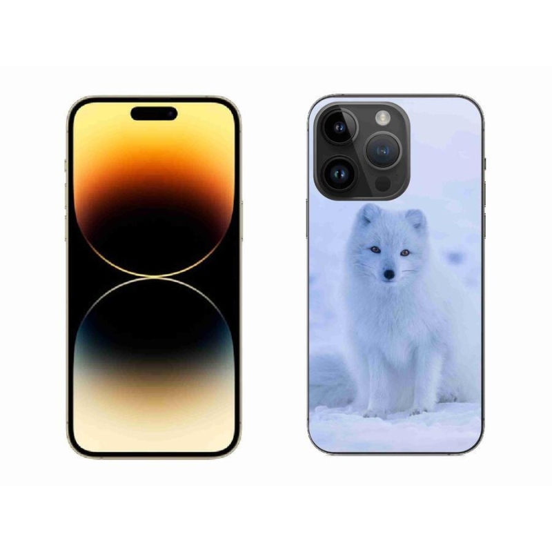 Gélový kryt mmCase na mobil iPhone 14 Pro Max 6.7 - polárna líška