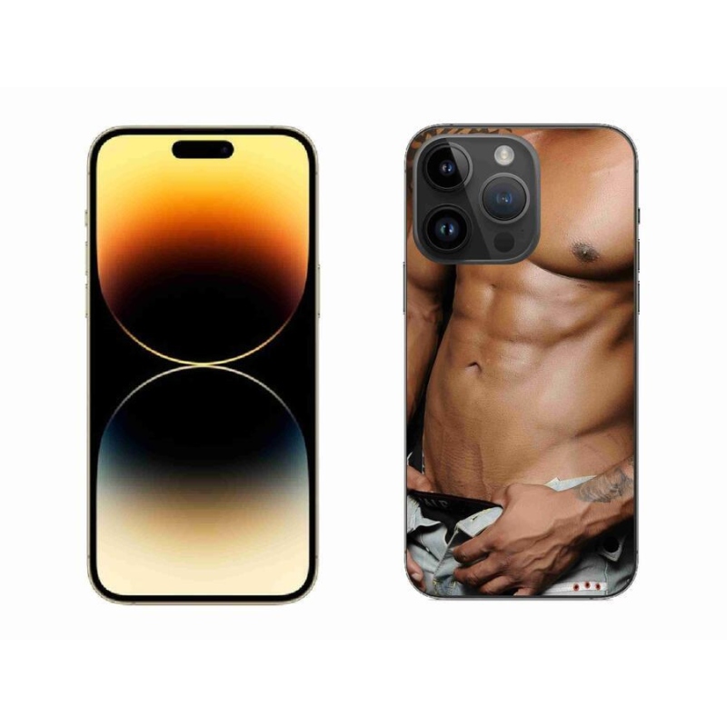Gélový kryt mmCase na mobil iPhone 14 Pro Max 6.7 - sexy muž