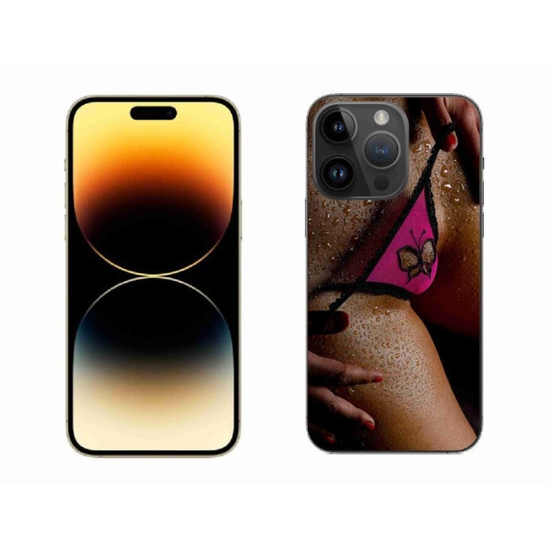 Gélový kryt mmCase na mobil iPhone 14 Pro Max 6.7 - sexy žena