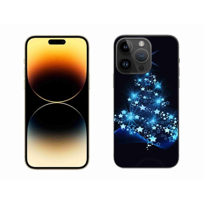 Gélový kryt mmCase na mobil iPhone 14 Pro Max 6.7 - vianočný stromček