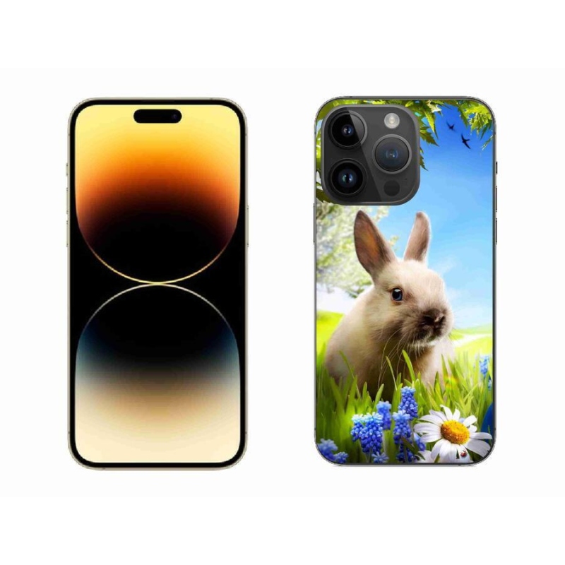 Gélový kryt mmCase na mobil iPhone 14 Pro Max 6.7 - zajačik