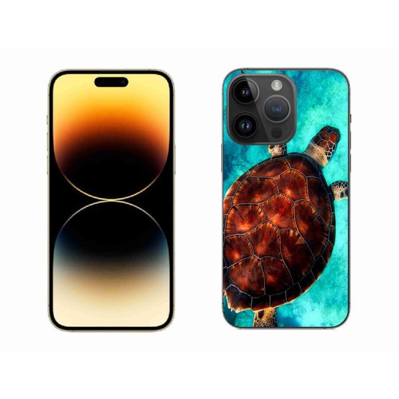 Gélový kryt mmCase na mobil iPhone 14 Pro Max 6.7 - korytnačka
