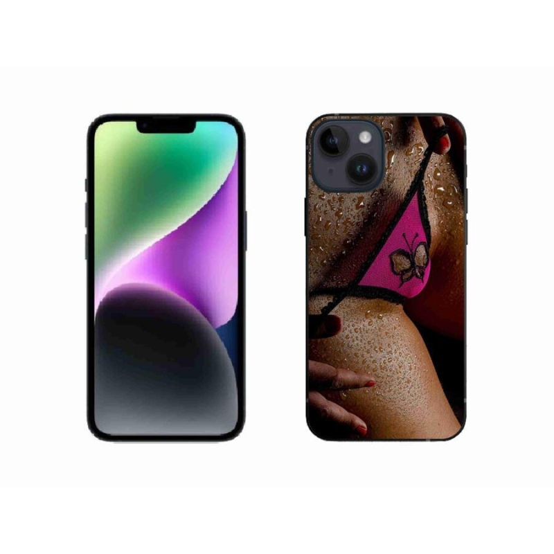 Gélový kryt mmCase na mobil iPhone 14 - sexy žena