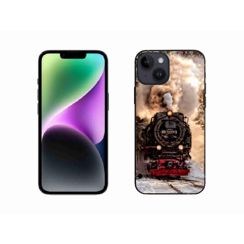 Gélový kryt mmCase na mobil iPhone 14 - vlak