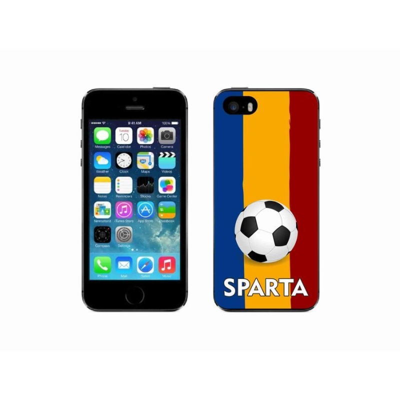 Gélový kryt mmCase na mobil iPhone 5 / 5s - futbal 1