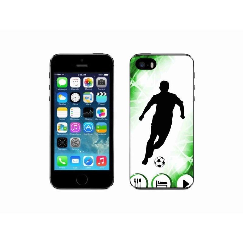 Gélový kryt mmCase na mobil iPhone 5 / 5s - futbalista