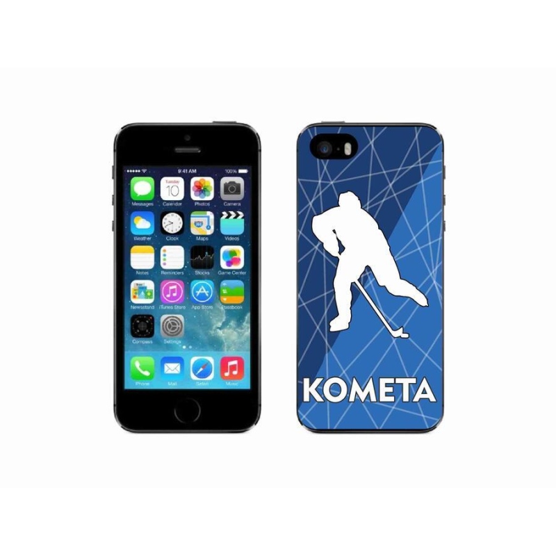 Gélový kryt mmCase na mobil iPhone 5 / 5s - Kometa