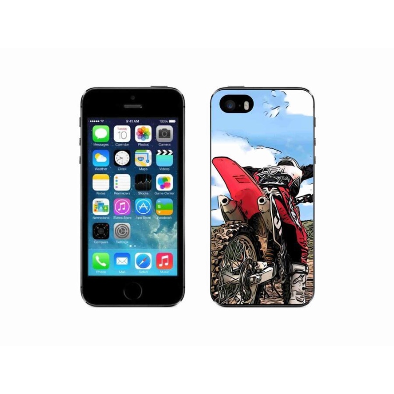 Gélový kryt mmCase na mobil iPhone 5 / 5s - moto