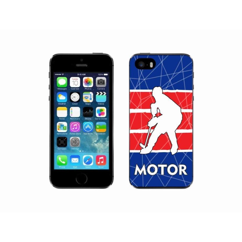 Gélový kryt mmCase na mobil iPhone 5 / 5s - Motor