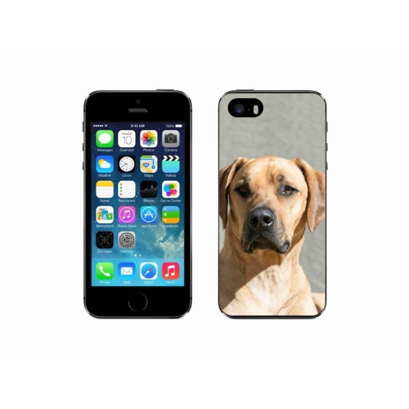 Gélový kryt mmCase na mobil iPhone 5 / 5s - ridgeback