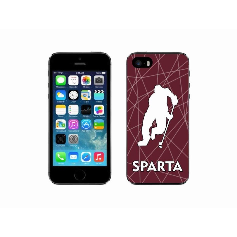 Gélový kryt mmCase na mobil iPhone 5 / 5s - Sparta