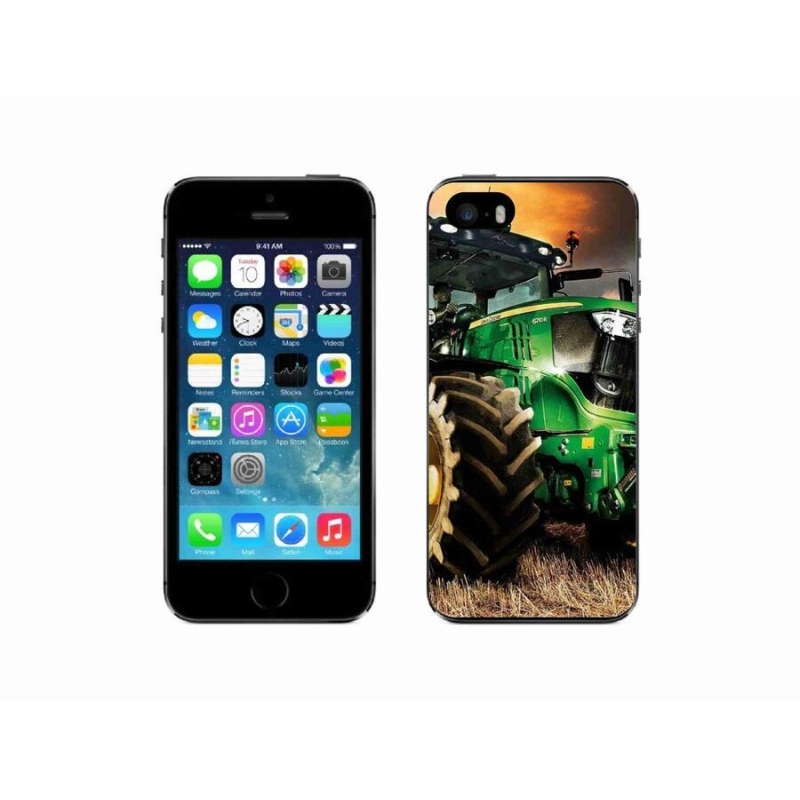 Gélový kryt mmCase na mobil iPhone 5 / 5s - traktor