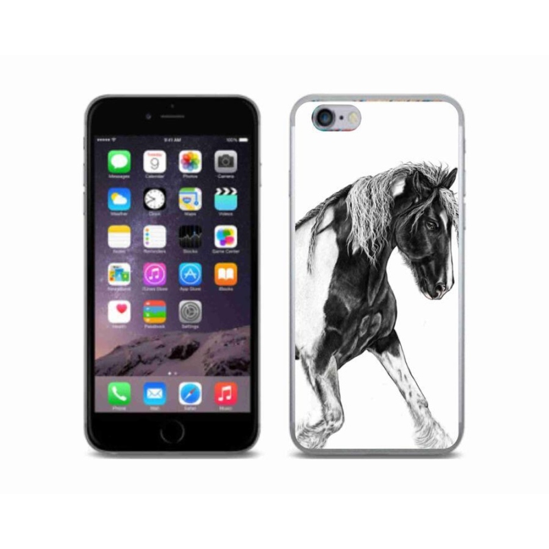 Gélový kryt mmCase na mobil iPhone 6 / 6S - kôň